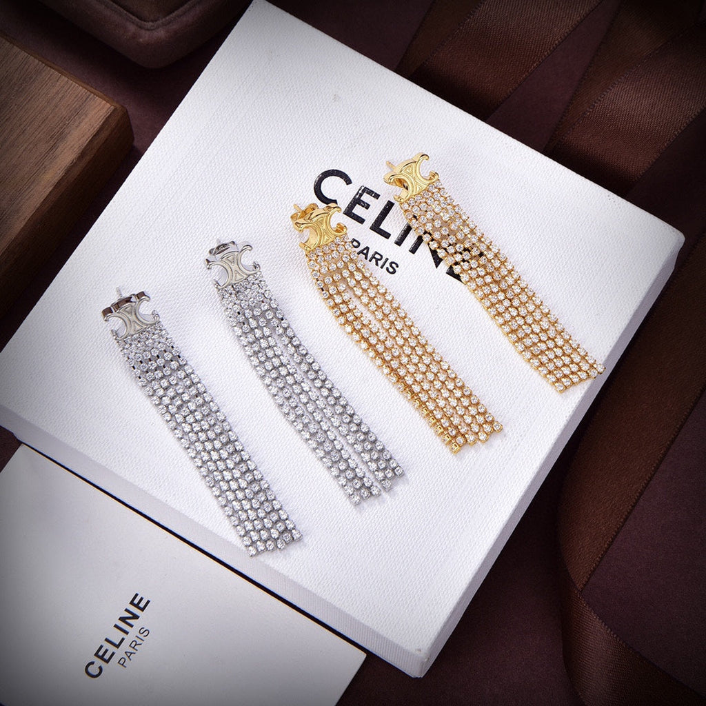 18K Celine Precious Tassels Earrings