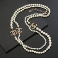 18K  Chanel Long Pearls Necklace