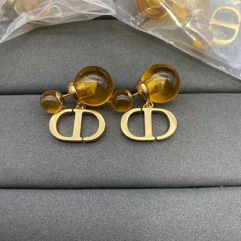 18K Petit Dior Earrings